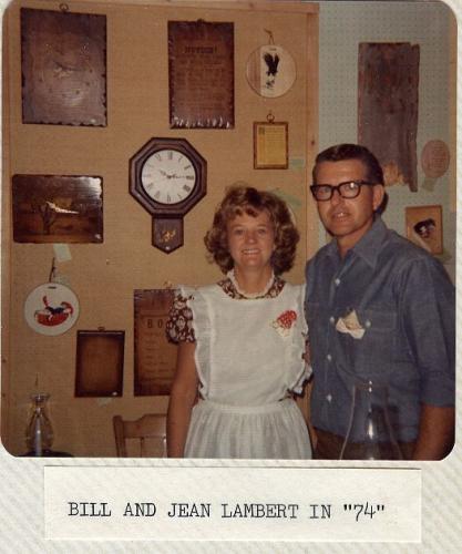 Bill & Jean Lambert, 1974