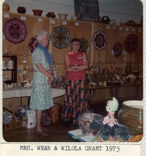 Mrs. Wear & Wilola Grant, 1975