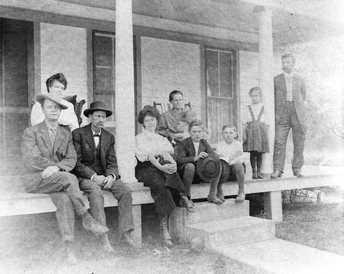 Beaver Ranch Front Porch, 1907